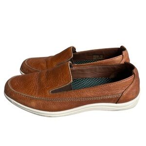 SAS Weekender Leather Slip On Loafer in Sandstone Size 8.5 W